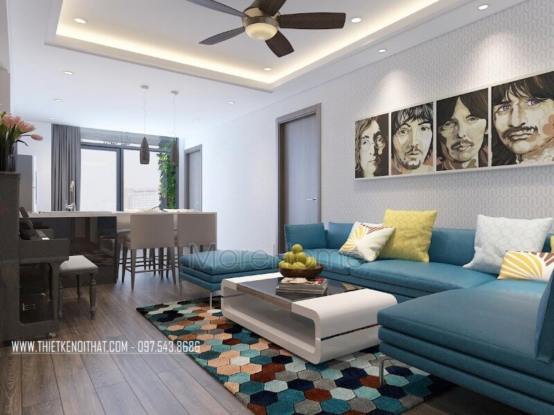 Thiết kế nội thất chung cư Tràng An tinh tế thiết kế nội thất chung cư