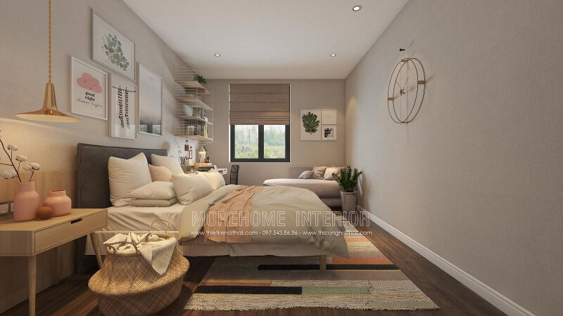 Sắp xếp nội thất phòng ngủ cho con gái đẹp, hiện đại, độc đáo. Thiết kế phòng ngủ nhà phố